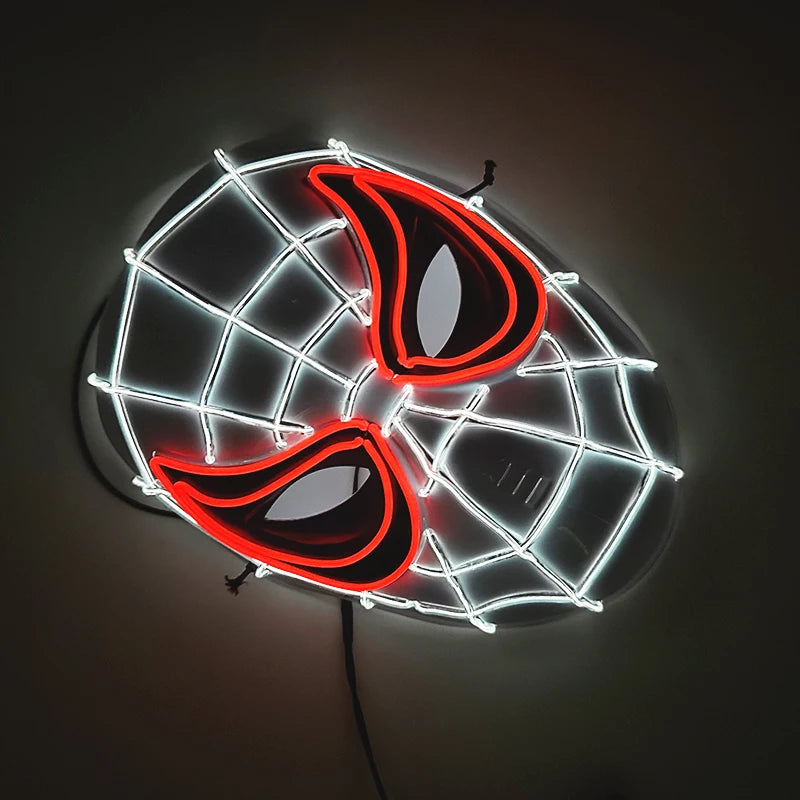 LED Spiderman Mask