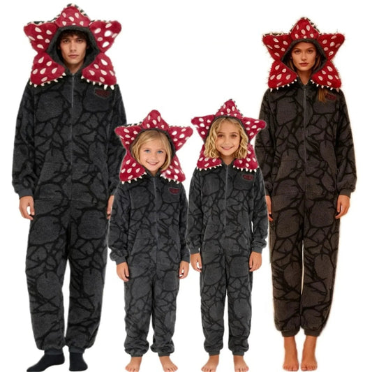 Kids Onze Pajama With Demogorgon Plant Design
