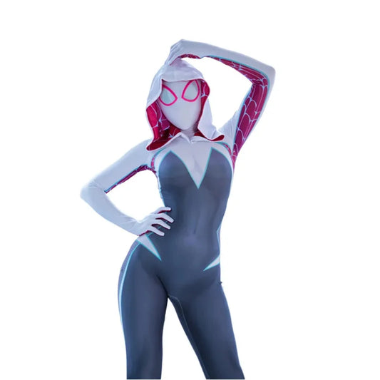 Women Gwen Cosplay Bodysuit