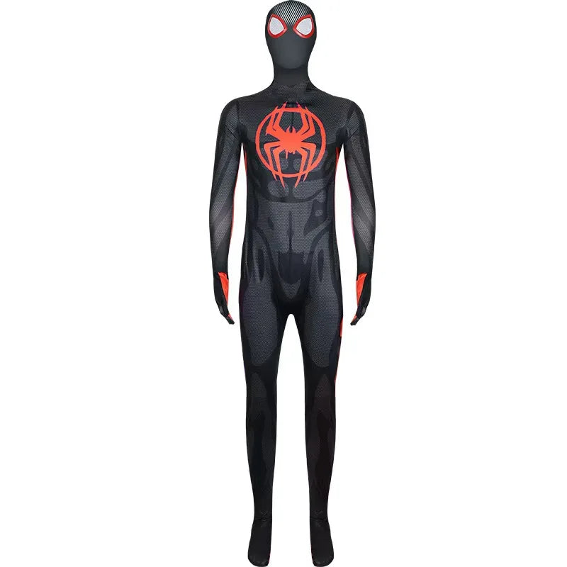 Mens Superhero Spiderman Costume Bodysuit For Adult