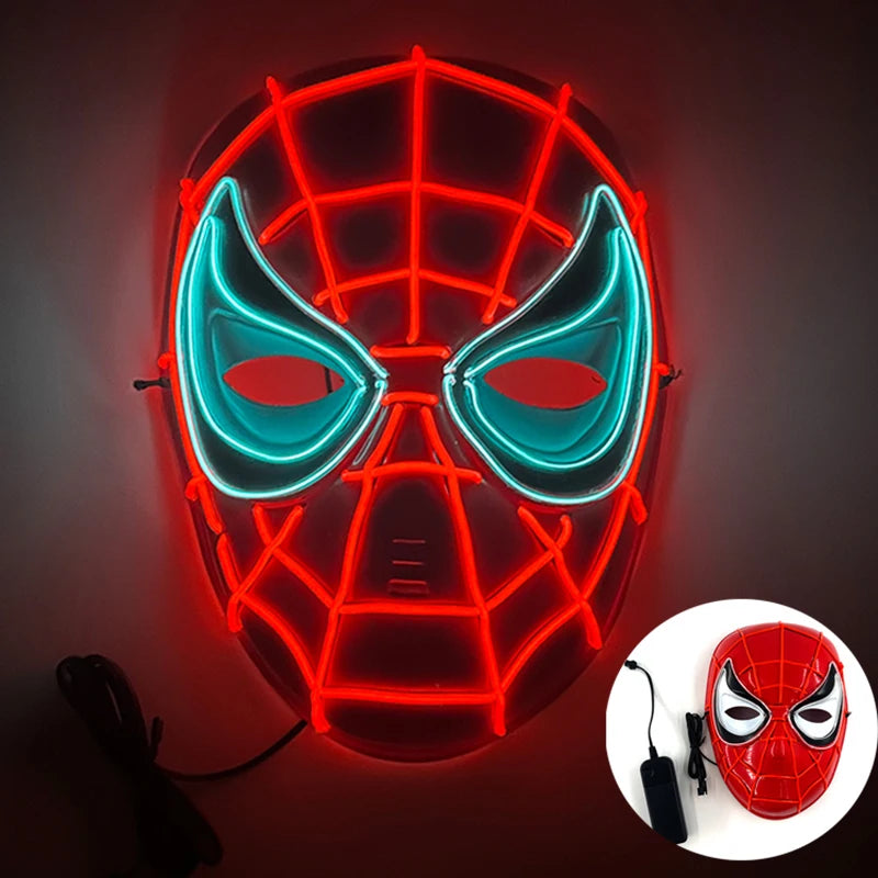 LED Spiderman Mask