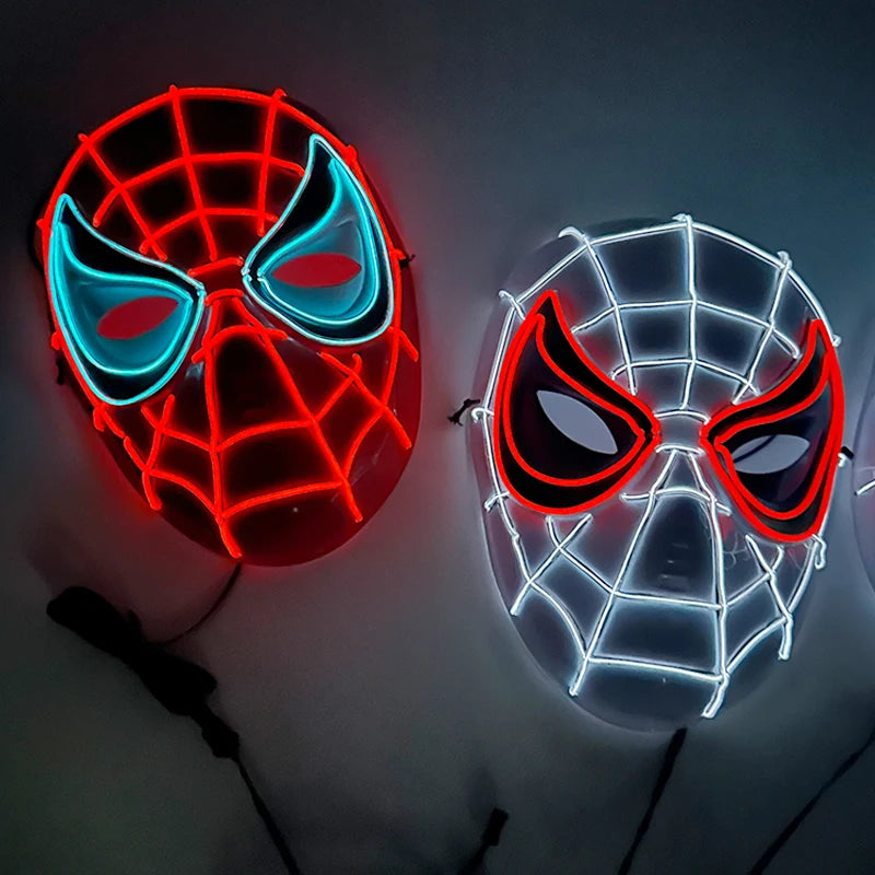 LED Spiderman Mask