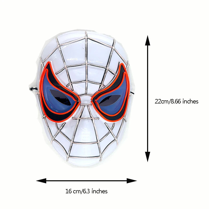LED Spiderman Mask