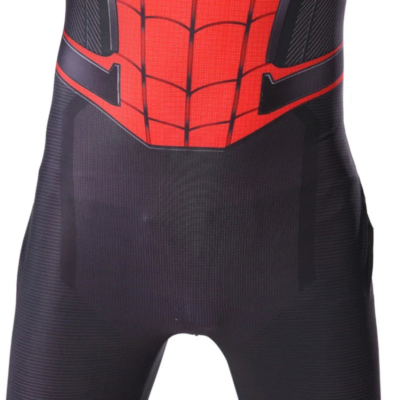Mens Superhero Spiderman Costume Bodysuit For Adult