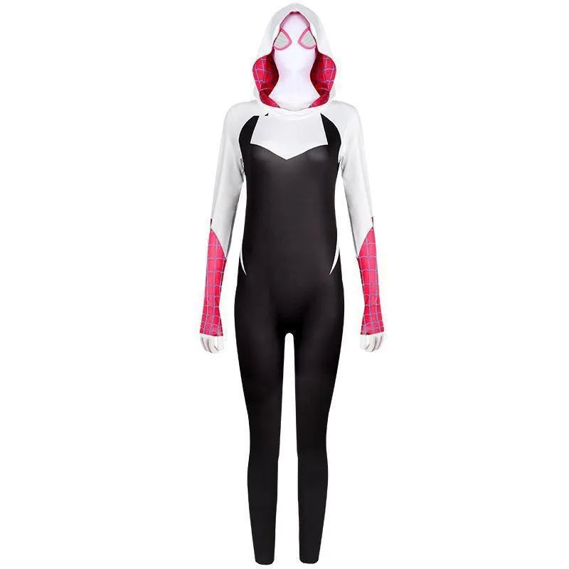Mens Superhero Spiderman Costume Bodysuit For Adult