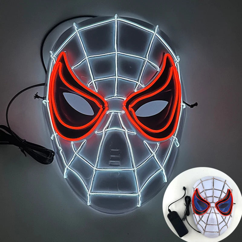 LED Spiderman Mask